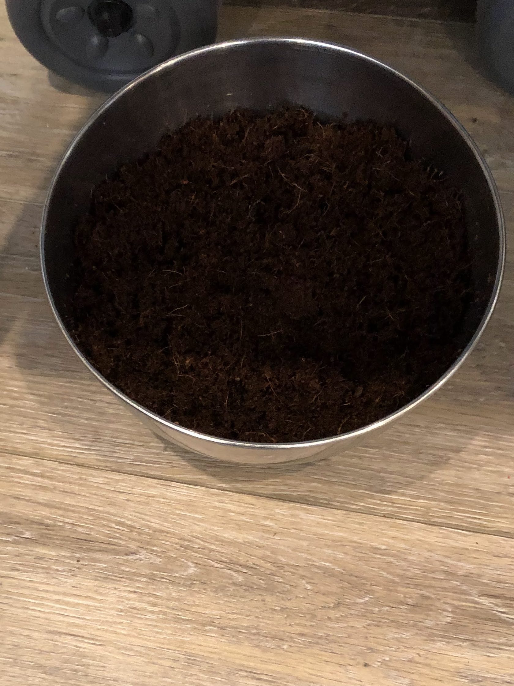 bowl of dirt